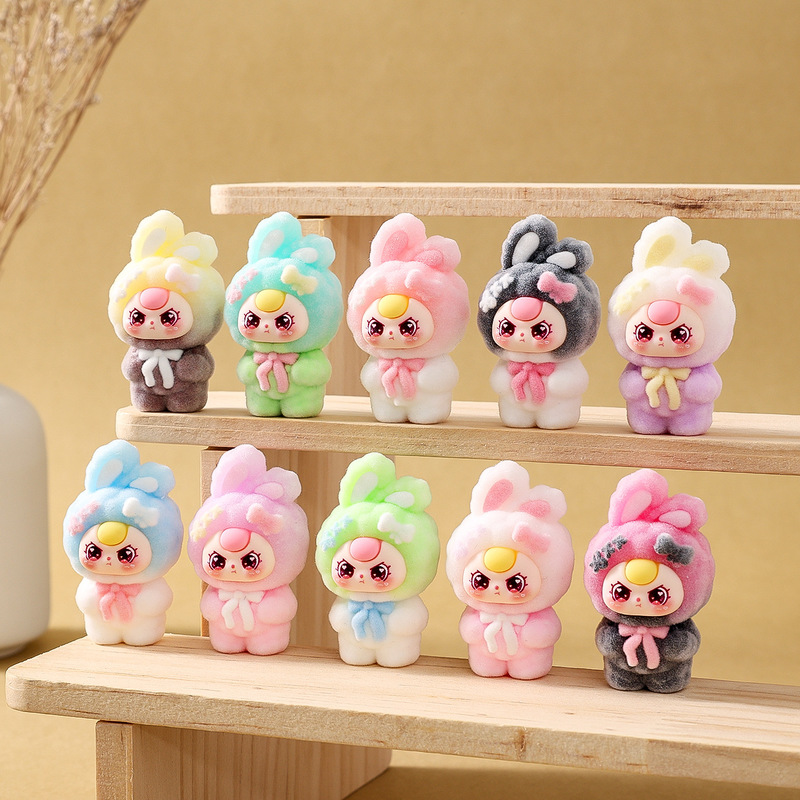Baby Products Wholesale - Mignonne figurine Babythree en flocage dégradé,