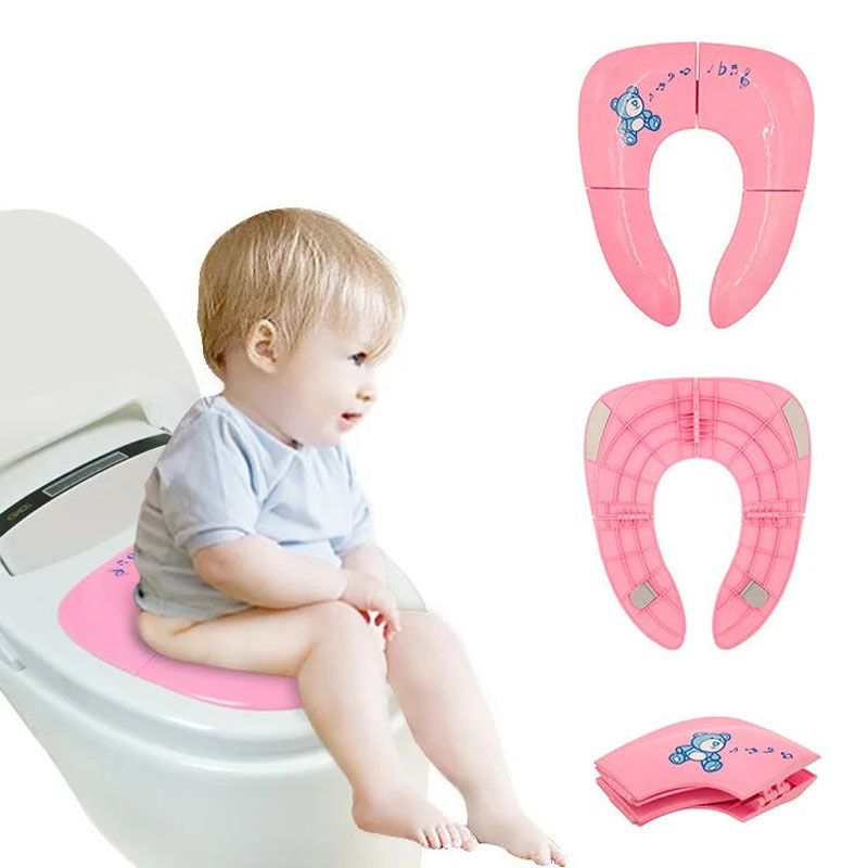 Toddler Potty Training Seat - 1 siège de toilette pliable de